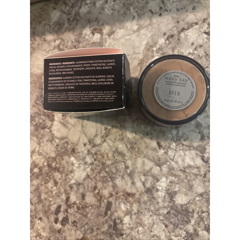 Mary Kay Loose Powder Beige 2  #022170‎ NIB NOS 0.74 Oz HTF - Picture 3 of 5